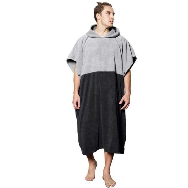 towel summer beach swimming fast changing hooded casual color contrast stitching bathrobe
towel summer beach swimming fast changing hooded casual color contrast stitching bathrobe