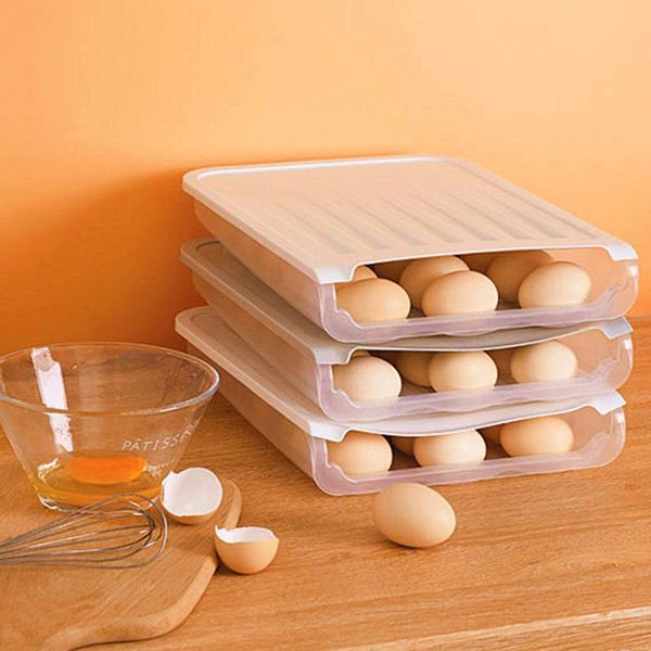 kitchen storage & organization egg box single layer with lid large capacity auto roll plastic transparent case sp99
kitchen storage & organization egg box single layer with lid large capacity auto roll plastic transparent case sp99