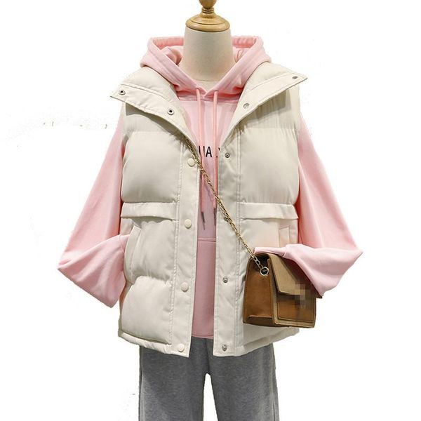 women's vests zg1865 2021 autumn and winter women casual short style stand collar vest female fashion trend coat wholesale, Black;white
women's vests zg1865 2021 autumn and winter women casual short style stand collar vest female fashion trend coat wholesale, Black;white
