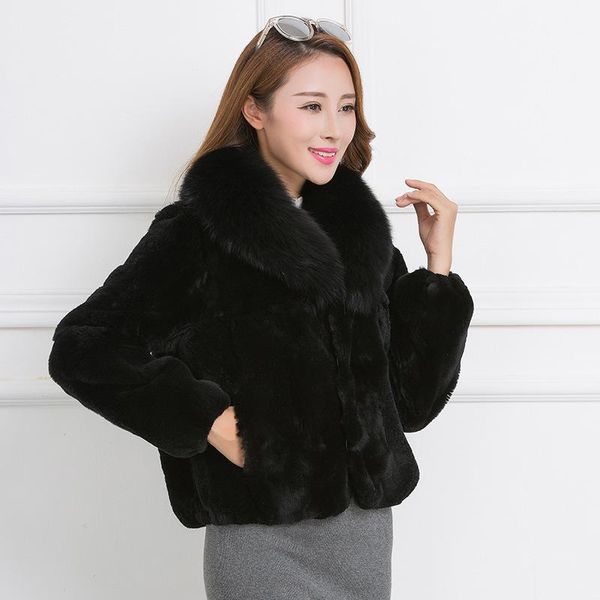 women's fur & faux 2021 full pelt real rex coat natural coats with genuine collar winter jackets for women wyq832, Black
women's fur & faux 2021 full pelt real rex coat natural coats with genuine collar winter jackets for women wyq832, Black