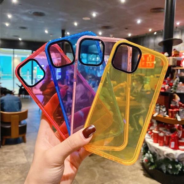 soft tpu fluorescent transparent phone cases for iphone 13 12 mini xs xr x 6 7 8 plus se 11 pro max double color shockproo protective back c
soft tpu fluorescent transparent phone cases for iphone 13 12 mini xs xr x 6 7 8 plus se 11 pro max double color shockproo protective back c