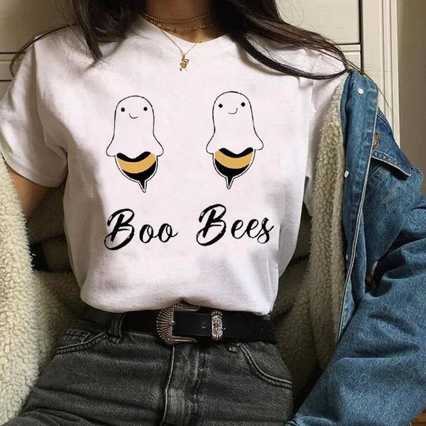 women print clothes cartoon bee funny sweet 90s pumpkin autumn fall halloween lady tees female t shirt womens t-shirt, White
women print clothes cartoon bee funny sweet 90s pumpkin autumn fall halloween lady tees female t shirt womens t-shirt, White