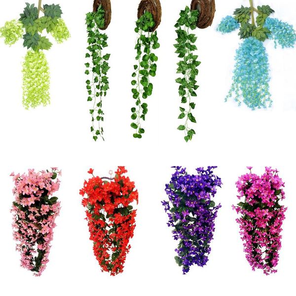 decorative flowers & wreaths 1/2pcs artificial green wall hanging plants leaf garland vine foliage flower rattan string wedding shop home pa
decorative flowers & wreaths 1/2pcs artificial green wall hanging plants leaf garland vine foliage flower rattan string wedding shop home pa