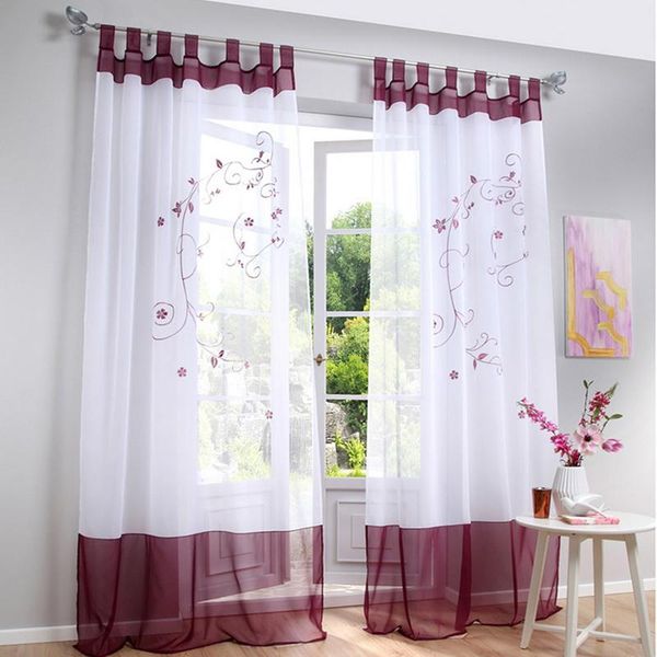 curtain & drapes tulle sheer curtains flower printed window screen for bedroom living room
curtain & drapes tulle sheer curtains flower printed window screen for bedroom living room