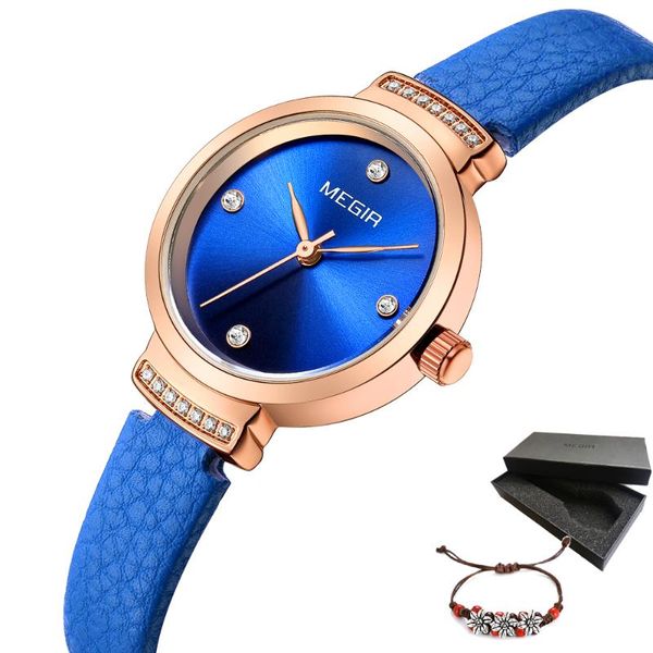 wristwatches megir leather strap casual quartz watches for women simple luxury relogios femininos waterproof wristwatch clock lady 4207# blu, Slivery;brown
wristwatches megir leather strap casual quartz watches for women simple luxury relogios femininos waterproof wristwatch clock lady 4207# blu, Slivery;brown