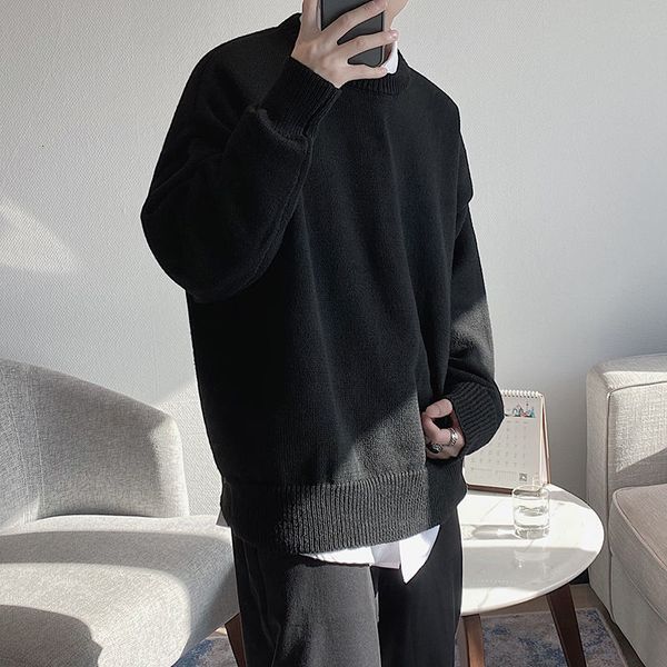 2021 new winter thick sweater men's warm fashion casual o-neck knit pullover men wild loose korean knitting sweaters mens clothes -2xl, White;black
2021 new winter thick sweater men's warm fashion casual o-neck knit pullover men wild loose korean knitting sweaters mens clothes -2xl, White;black