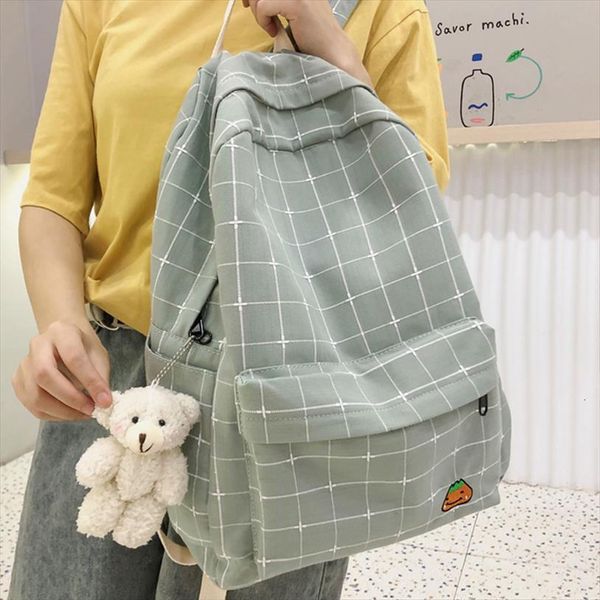 fashion canvas women bag female plaid backpack for teenager leisure travel shoulder men black schoolbag mochilas
fashion canvas women bag female plaid backpack for teenager leisure travel shoulder men black schoolbag mochilas