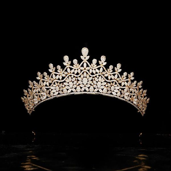 hair clips & barrettes golden flower wedding crown micro inlaid zircon bridal tiara headband jewelry for women hq0338, Golden;silver
hair clips & barrettes golden flower wedding crown micro inlaid zircon bridal tiara headband jewelry for women hq0338, Golden;silver