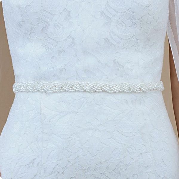 belts jlzxsy pearl wedding belt bridal sash handmade waist with satin ribbon bridesmaid dress accessories, Black;brown
belts jlzxsy pearl wedding belt bridal sash handmade waist with satin ribbon bridesmaid dress accessories, Black;brown