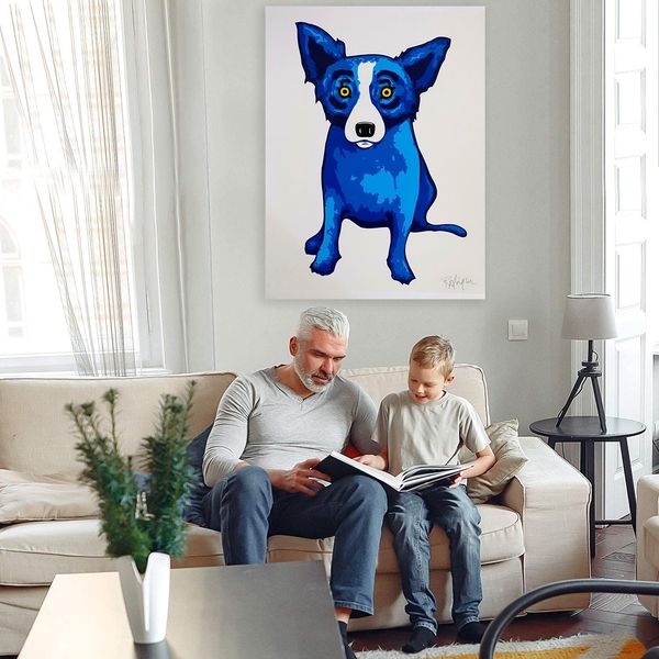purity of the soul" blue dog home decoration handcrafts /hd print large oil painting on canvas wall art canvas picture 210310
purity of the soul" blue dog home decoration handcrafts /hd print large oil painting on canvas wall art canvas picture 210310