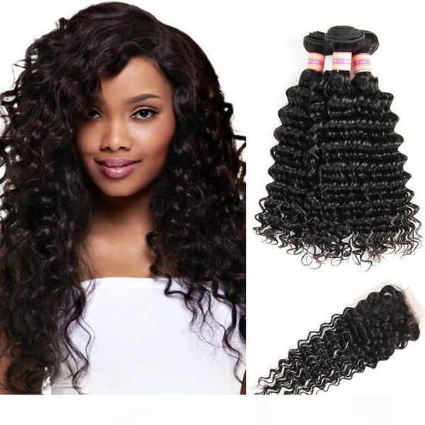 peruvian virgin hair deep wave 3 4 bundles with closure 9a unprocessed kinky curly human hair with closure, Black
peruvian virgin hair deep wave 3 4 bundles with closure 9a unprocessed kinky curly human hair with closure, Black