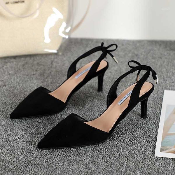 sandals 2021 fashion slim heel middle high heels flock shallow pointed hollowed-out small bow-tied women pumps office lady solid1, Black
sandals 2021 fashion slim heel middle high heels flock shallow pointed hollowed-out small bow-tied women pumps office lady solid1, Black