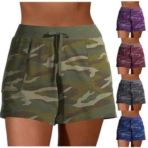 women's shorts summercamouflage women casual running sports waistband elastic waist fashion female girls active wear, White;black
women's shorts summercamouflage women casual running sports waistband elastic waist fashion female girls active wear, White;black