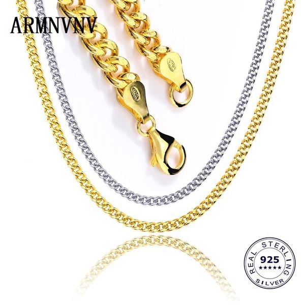armnvnv never fade 4mm 925 sterling silver cuban chain necklace gold silver color men link curb chain gift jewelry
armnvnv never fade 4mm 925 sterling silver cuban chain necklace gold silver color men link curb chain gift jewelry