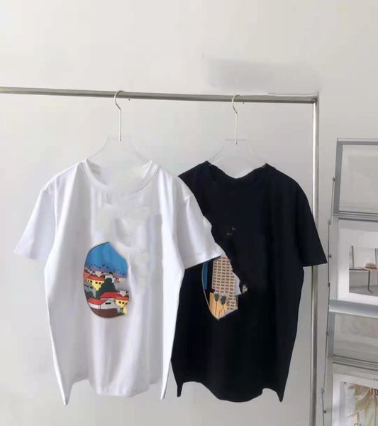 luxury design summer round neck alphabet printed t-shirt loose casual comfortable couple, White
luxury design summer round neck alphabet printed t-shirt loose casual comfortable couple, White