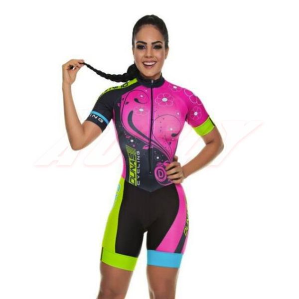 racing sets fashion women's triathlon short sleeve cycling jersey skinsuit bicycle bodysuit lycra slim fabric of charge, Black;blue
racing sets fashion women's triathlon short sleeve cycling jersey skinsuit bicycle bodysuit lycra slim fabric of charge, Black;blue