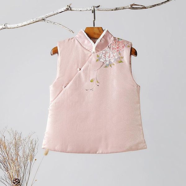 women's vests chinese hand-painted stand-up collar thickened waistcoat women 2021 spring and autumn hanfu vest jacket winter, Black;white
women's vests chinese hand-painted stand-up collar thickened waistcoat women 2021 spring and autumn hanfu vest jacket winter, Black;white