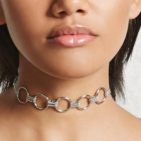 chokers women necklace charmgold plated simple circle jewelry bone chain short choker aesthetic, Golden;silver
chokers women necklace charmgold plated simple circle jewelry bone chain short choker aesthetic, Golden;silver