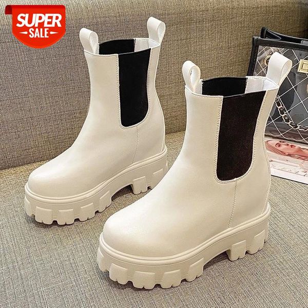 women wedge platform height increasing ankle boots brand designer british style thick sole short boots women black 2020 #gg12
women wedge platform height increasing ankle boots brand designer british style thick sole short boots women black 2020 #gg12