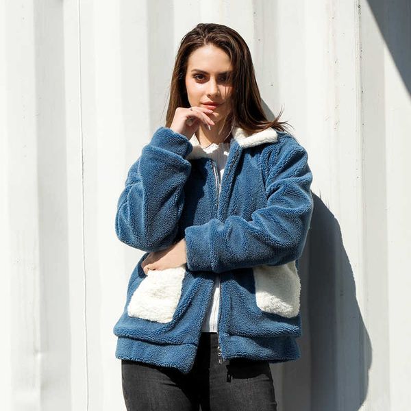 simple spliced warm winter faux fur coat women fashion streetwear large sizes short coat female casual winter autumn outerwear, Black
simple spliced warm winter faux fur coat women fashion streetwear large sizes short coat female casual winter autumn outerwear, Black
