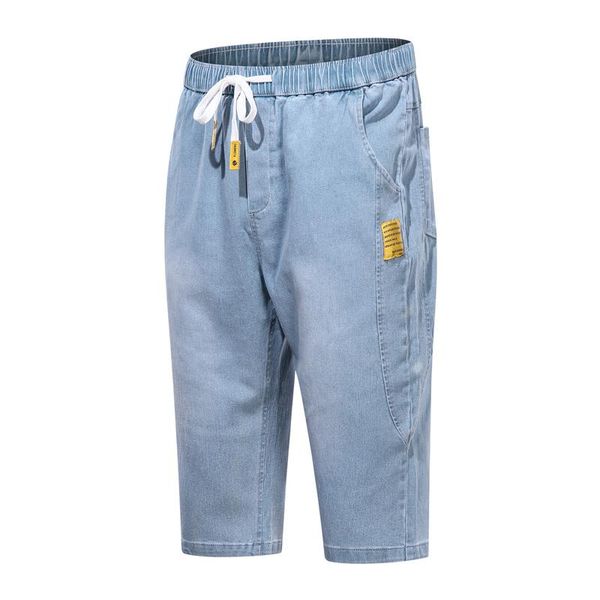 men's shorts summer stretch short brand cotton jeans denim men baggy wide leg elastic bermuda boardshort male, White;black
men's shorts summer stretch short brand cotton jeans denim men baggy wide leg elastic bermuda boardshort male, White;black