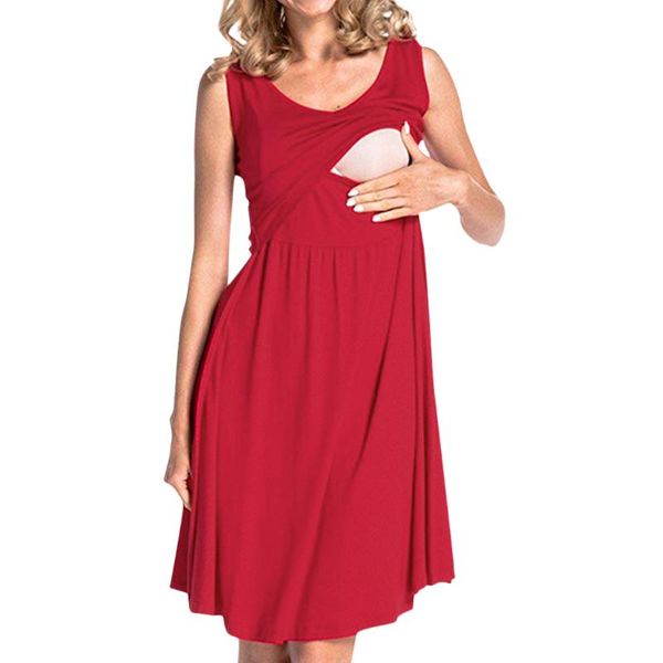 for pregnant women women's maternity dress nursing nightgown for breastfeeding nightshirt sleepwear dress, White
for pregnant women women's maternity dress nursing nightgown for breastfeeding nightshirt sleepwear dress, White
