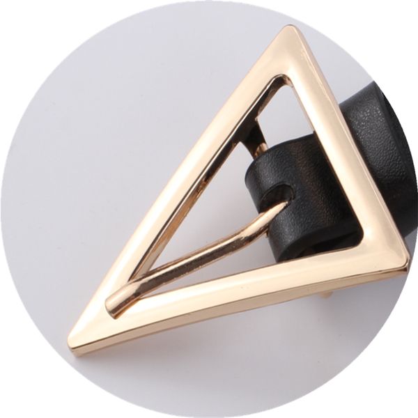 belt female triangle ring buckle golden leisure pin buckle 20 pieces/box, Black;brown
belt female triangle ring buckle golden leisure pin buckle 20 pieces/box, Black;brown