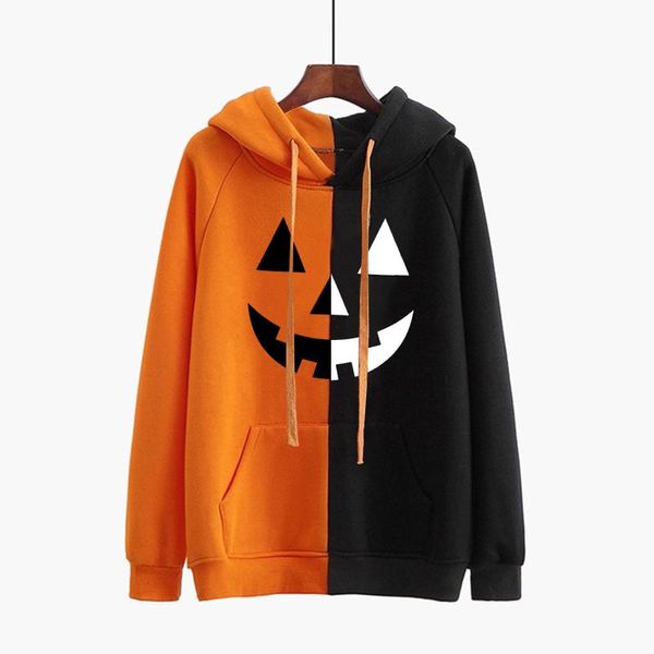 women's hoodies & sweatshirts halloween hooded women color block pumpkin print pullovers hoodie casual plus size drawstring moletom, Black
women's hoodies & sweatshirts halloween hooded women color block pumpkin print pullovers hoodie casual plus size drawstring moletom, Black
