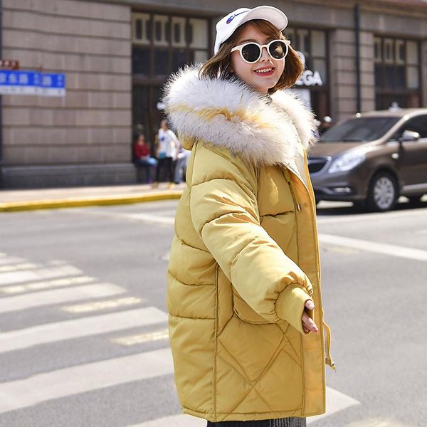 women's down & parkas winter female oversized fur collar casual warm thicken jacket women hooded plus size cotton coat lm075, Black
women's down & parkas winter female oversized fur collar casual warm thicken jacket women hooded plus size cotton coat lm075, Black