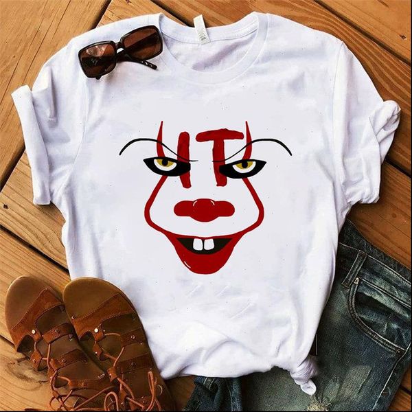 funny it movie women t shirt femme summer stephen king printed graphic t shirt clown custom halloween harajuku t shirt female, White
funny it movie women t shirt femme summer stephen king printed graphic t shirt clown custom halloween harajuku t shirt female, White