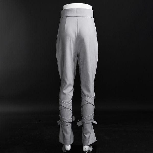 bandage ruched casual pants for women high waist cross lace up bowknot gray trouser female fashion new clothing, Black;white
bandage ruched casual pants for women high waist cross lace up bowknot gray trouser female fashion new clothing, Black;white