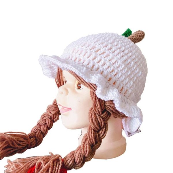 caps & hats baby winter warm knitted hat children cute wig big braid earflap beanie gxmb, Yellow
caps & hats baby winter warm knitted hat children cute wig big braid earflap beanie gxmb, Yellow
