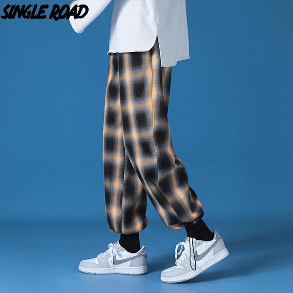 singleroad mens sweatpants men 2021 spring yellow plaid baggy joggers japanese streetwear trousers casual harem pants for men, Black
singleroad mens sweatpants men 2021 spring yellow plaid baggy joggers japanese streetwear trousers casual harem pants for men, Black
