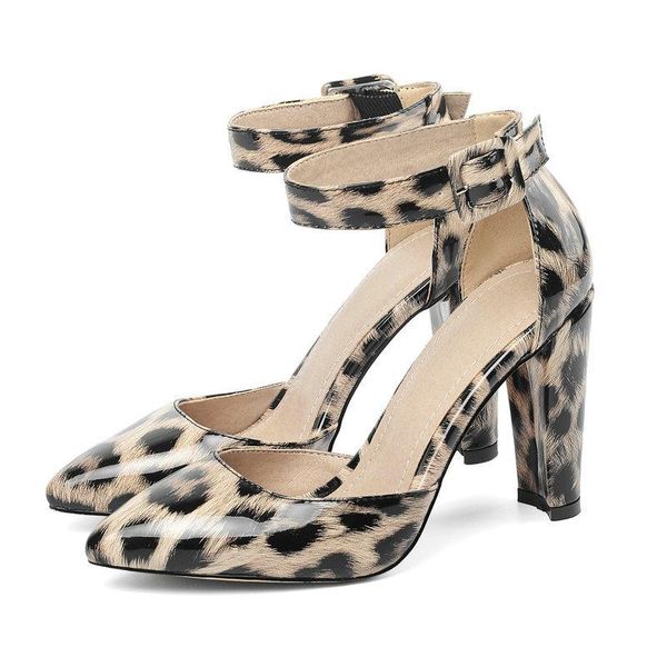 dress shoes 2021 summer fashion leopard high heels women square heel ankle strap pumps ladies pointed toe party big size, Black
dress shoes 2021 summer fashion leopard high heels women square heel ankle strap pumps ladies pointed toe party big size, Black