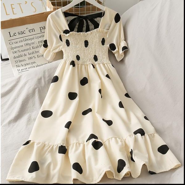 polka dot dress 2021 ruffle backless dress women summer beach korean kawaii vintage elegant mini dresses bow boho cute clothes, Black;gray
polka dot dress 2021 ruffle backless dress women summer beach korean kawaii vintage elegant mini dresses bow boho cute clothes, Black;gray