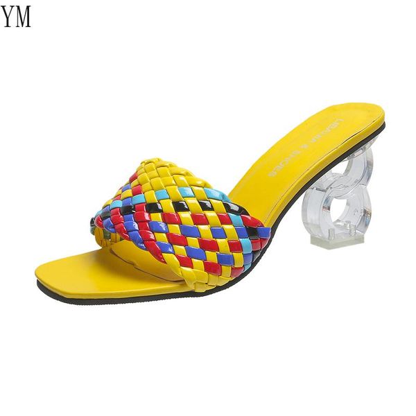 sandals women weave ladies high heel open toes strange slip on fashion female slides summer shoes gladiator casual, Black
sandals women weave ladies high heel open toes strange slip on fashion female slides summer shoes gladiator casual, Black