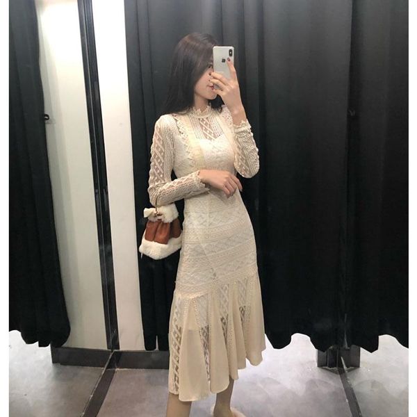 casual dresses 2021 time-limited sale a-line solid full vadim women dress summer fashion openwork lace two-piece female long sleeve, Black;gray
casual dresses 2021 time-limited sale a-line solid full vadim women dress summer fashion openwork lace two-piece female long sleeve, Black;gray