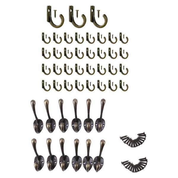 hooks & rails 12pack duty dual coat wall mounted with screws vintage antique bronze 58pack hook
hooks & rails 12pack duty dual coat wall mounted with screws vintage antique bronze 58pack hook