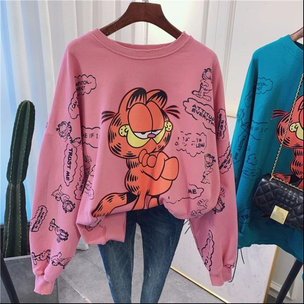 autumn women hoodie sweatshirt cartoon printed casual hoodies coats femme oversize streetwear pullovers plus size, Black
autumn women hoodie sweatshirt cartoon printed casual hoodies coats femme oversize streetwear pullovers plus size, Black