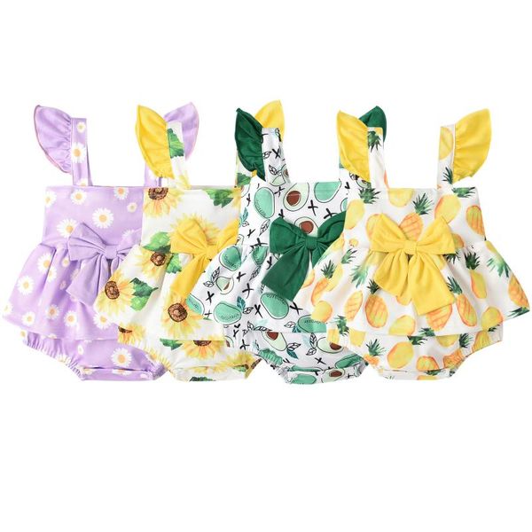jumpsuits summer baby girls romper clothes toddlers cute ruffle floral/fruit printing bow decoration sleeve suspender jumpsuit, Blue
jumpsuits summer baby girls romper clothes toddlers cute ruffle floral/fruit printing bow decoration sleeve suspender jumpsuit, Blue