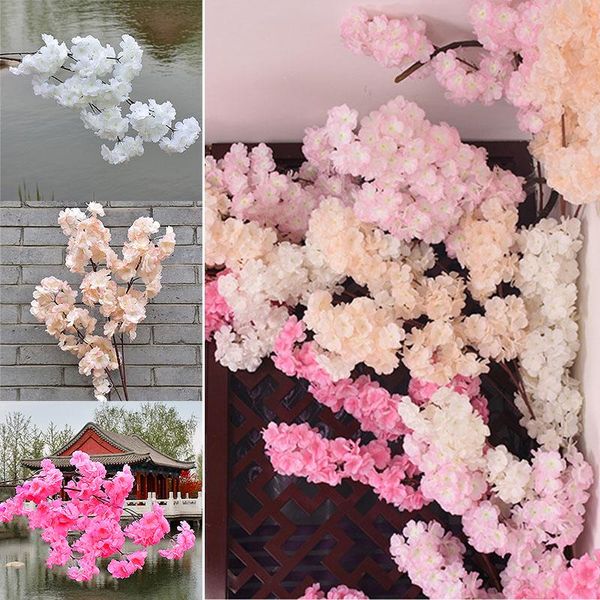 decorative flowers & wreaths simulation cherry blossom branch wedding room decoration tree diy living balcony flower vine
decorative flowers & wreaths simulation cherry blossom branch wedding room decoration tree diy living balcony flower vine