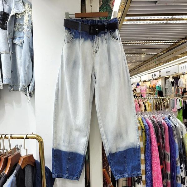 women's jeans gradient color casual denim harem pants women 2021 autumn high waist loose streetwear students jean, Blue
women's jeans gradient color casual denim harem pants women 2021 autumn high waist loose streetwear students jean, Blue