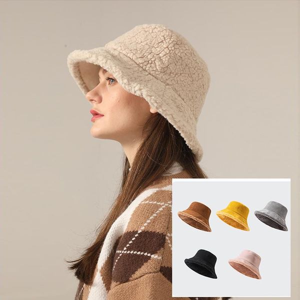 wide brim hats 2021 lamb plush double-sided bucket hat women winter thicken keep warm panama outdoor fashion fisherman basin cap, Blue;gray
wide brim hats 2021 lamb plush double-sided bucket hat women winter thicken keep warm panama outdoor fashion fisherman basin cap, Blue;gray