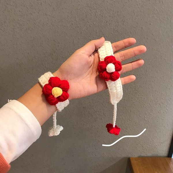 tennis hand woven bracelet lovely knitting wool flower chain girl students creative diy birthday gift for couples confidante, Golden;silver
tennis hand woven bracelet lovely knitting wool flower chain girl students creative diy birthday gift for couples confidante, Golden;silver