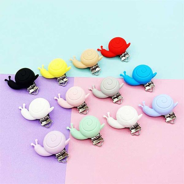pacifiers# 3pcs perle silicone snails shaped clips bpa diy baby soother nursing dummy draft teethiing toys
pacifiers# 3pcs perle silicone snails shaped clips bpa diy baby soother nursing dummy draft teethiing toys