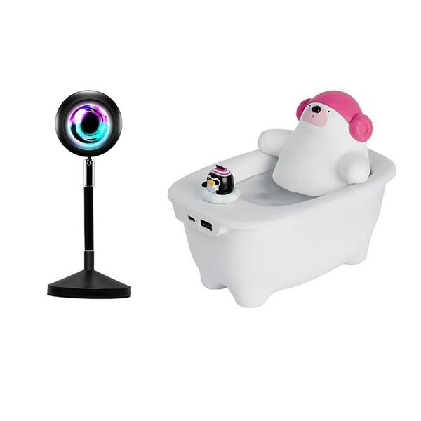 humidifiers sunset lamp projector rainbow projection & 550ml air humidifier usb bear shaped essential oil aroma diffuser
humidifiers sunset lamp projector rainbow projection & 550ml air humidifier usb bear shaped essential oil aroma diffuser