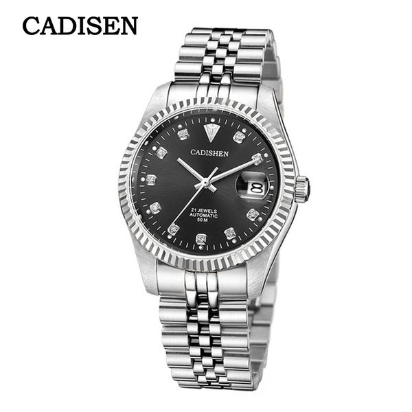 cadisen 2021 new mechanical watch miyota 8215 watches 5atm waterproof wristwatch luxury men sapphire dial relogio masculino, Slivery;brown
cadisen 2021 new mechanical watch miyota 8215 watches 5atm waterproof wristwatch luxury men sapphire dial relogio masculino, Slivery;brown