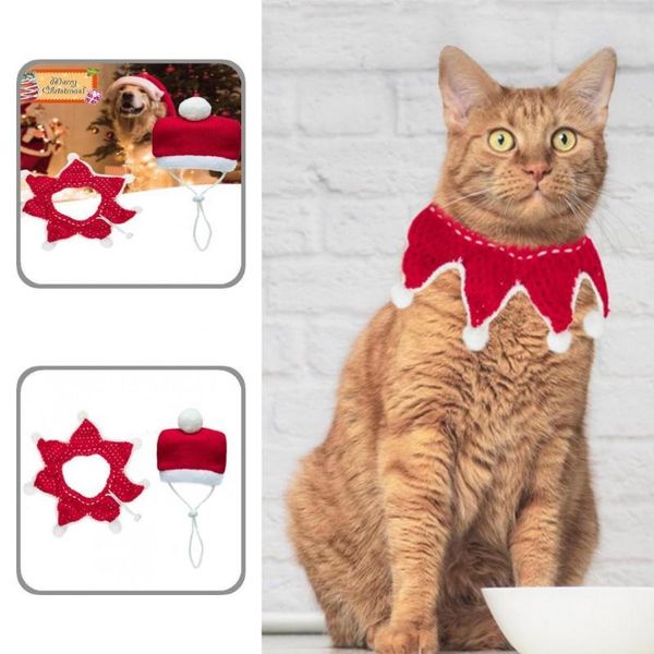 cat costumes keep warmth acrylic fiber pet cats knitted beanie bib kit for winter 
cat costumes keep warmth acrylic fiber pet cats knitted beanie bib kit for winter
