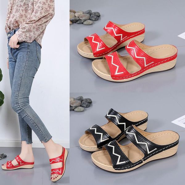 slippers flat sandals ladies summer outdoor fashion leather shoes round toe elegant retro casual sandals43, Black
slippers flat sandals ladies summer outdoor fashion leather shoes round toe elegant retro casual sandals43, Black