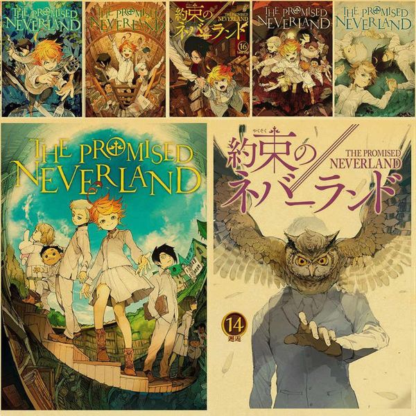 paintings vintage posters anime cartoon the promised neverland canvas painting wall good quality poster home /bar decoration
paintings vintage posters anime cartoon the promised neverland canvas painting wall good quality poster home /bar decoration